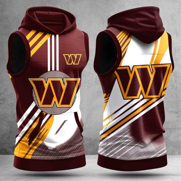 Washington Football Team Men Workout Hoodie Tank Tops WHT1571