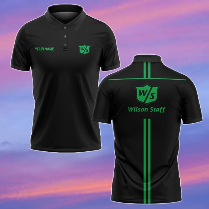 Wilson Staff Personalized Golf Polo Shirts - Green WPL1102