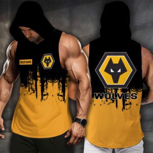 Wolverhampton Wanderers F.C Men Workout Hoodie Tank Tops WHT1592