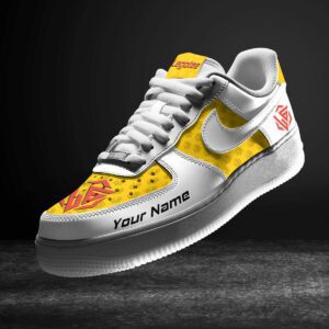Yellow Air Force 1 Sneakers AF1 Limited Shoes For Cars Fan LAF2774