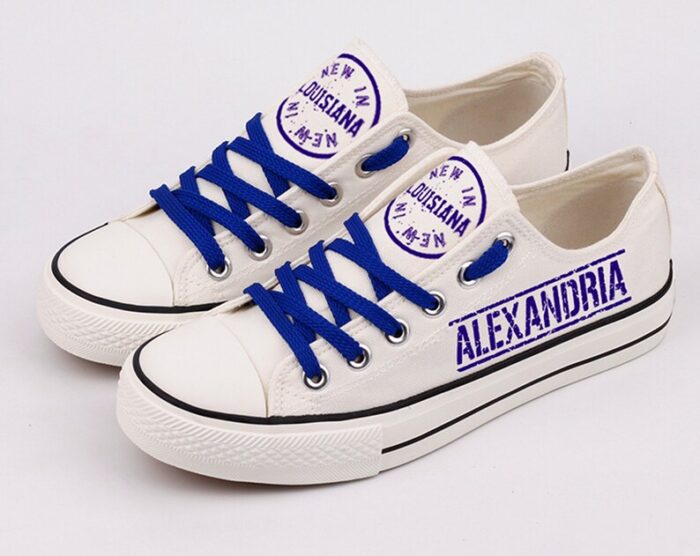 Alexandria Shoes Virginia State Low Top Canvas Sneakers ELT1140