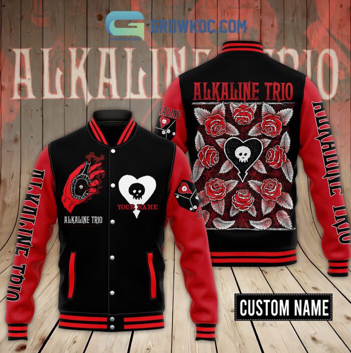 Alkaline Trio Personalized Baseball Jacket GBJ1444