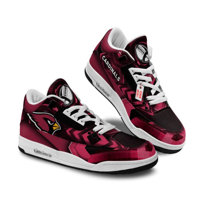 Arizona Cardinals Jordan 3 Sneakers Custom Shoes WJD3174