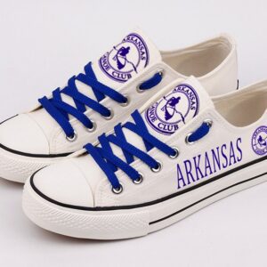 Arkansas Shoes Arkansas State Low Top Canvas Sneakers ELT1170