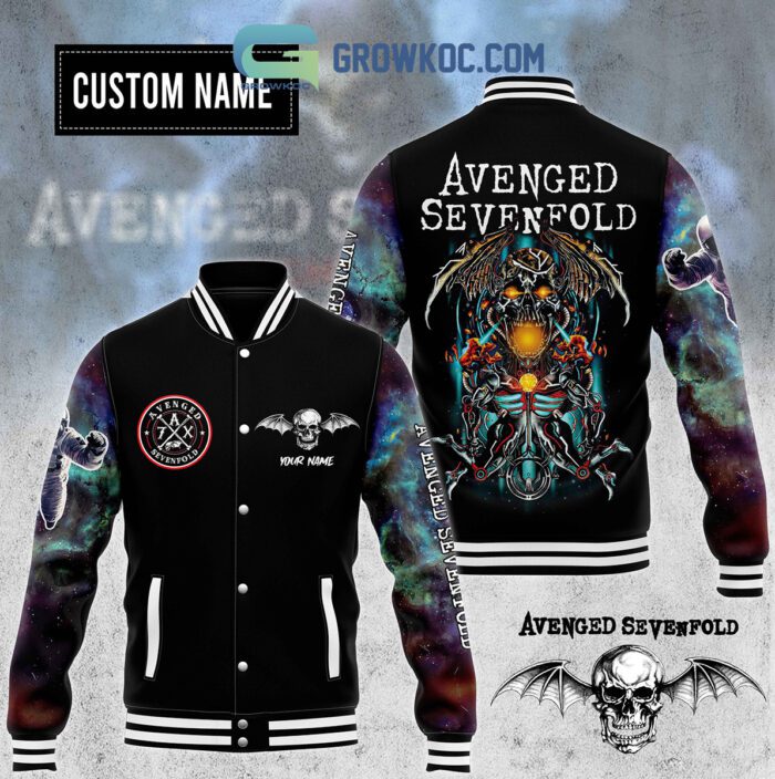 Avenged Sevenfold Skull Love Personalized Baseball Jacket GBJ1310