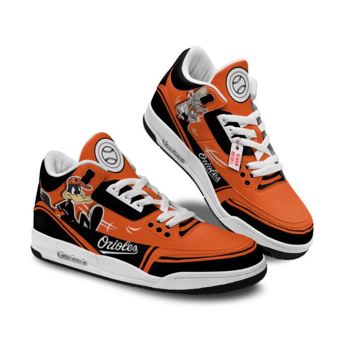 Baltimore Orioles Jordan 3 Sneakers Custom Shoes WJD3049