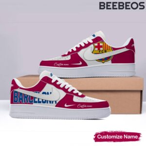 Barcelona Custom Name For Fans Air Force 1 Sneakers AF1 Limited Shoes BAF1216