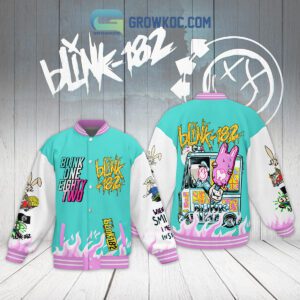 Blink 182 One Eighty Two Personalized Baseball Jacket GBJ1246