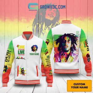 Bob Marley Love The Life Personalized Baseball Jacket GBJ1449