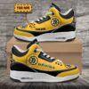 Boston Bruins NHL Personalized Jordan 3 Sneakers JD3 Shoes For Fans WJD3002