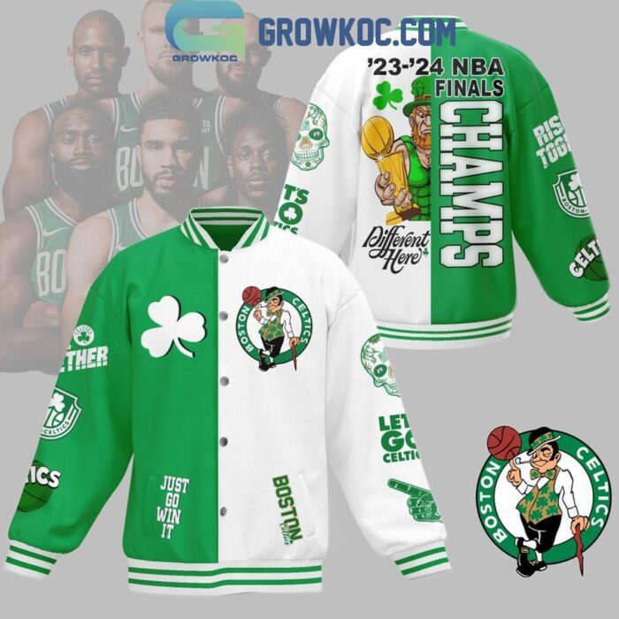 Boston Celtics 2023-2024 NBA Finals Champions Baseball Jacket GBJ1013