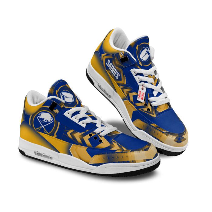 Buffalo Sabres Jordan 3 Sneakers Custom Shoes WJD3144