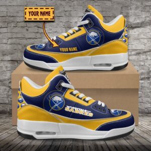 Buffalo Sabres NHL Personalized Jordan 3 Sneakers JD3 Shoes For Fans WJD3001