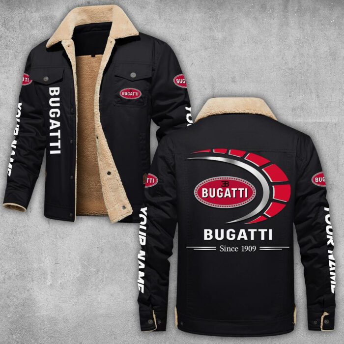 Bugatti Lapel Collar Fleece Cargo Jacket Winter Jacket LCJ1012