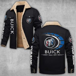 Buick Lapel Collar Fleece Cargo Jacket Winter Jacket LCJ1040