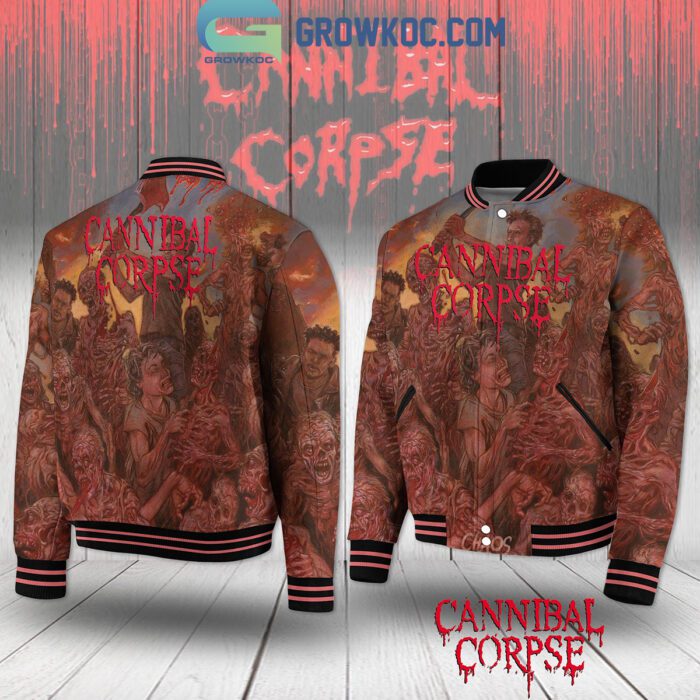 Cannibal Corpse Hammer Smashed Face Baseball Jacket GBJ1099