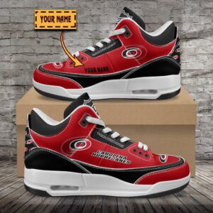 Carolina Hurricanes NHL Personalized Jordan 3 Sneakers JD3 Shoes For Fans WJD3008