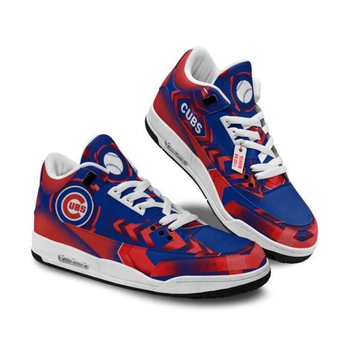 Chicago Cubs Jordan 3 Sneakers Custom Shoes WJD3119