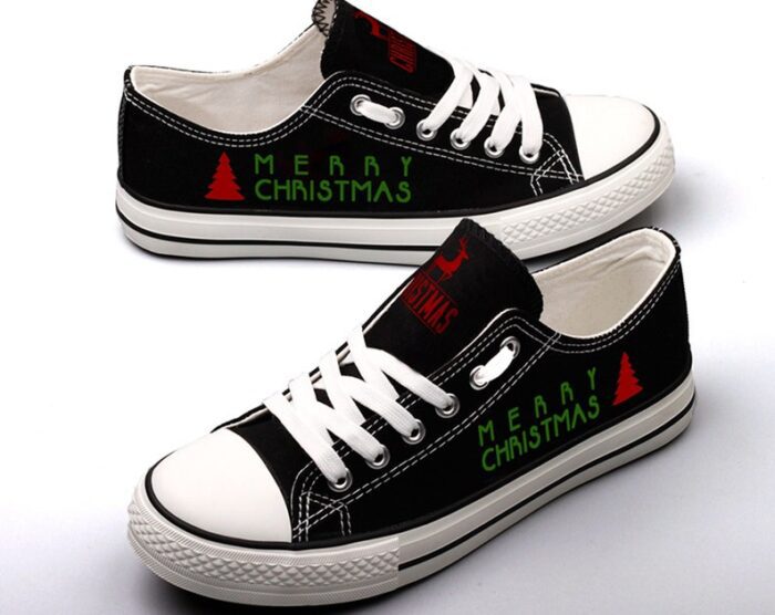 Christmas Shoes Christmas Low Top Canvas Sneakers ELT1068