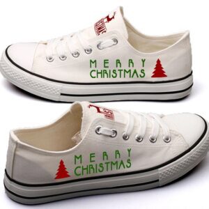 Christmas Shoes Christmas Low Top Canvas Sneakers ELT1085