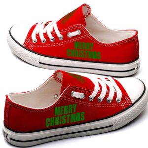 Christmas Shoes Christmas Low Top Canvas Sneakers ELT1087