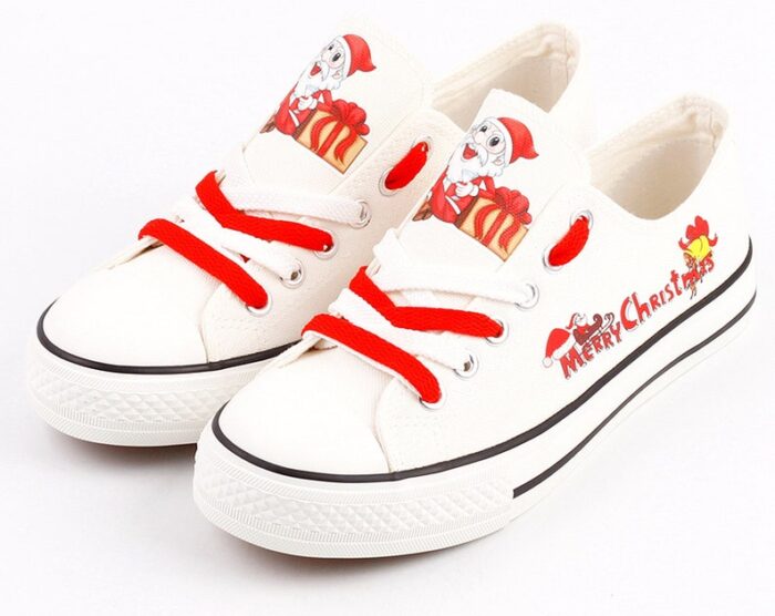 Christmas Shoes Christmas Low Top Canvas Sneakers ELT1175