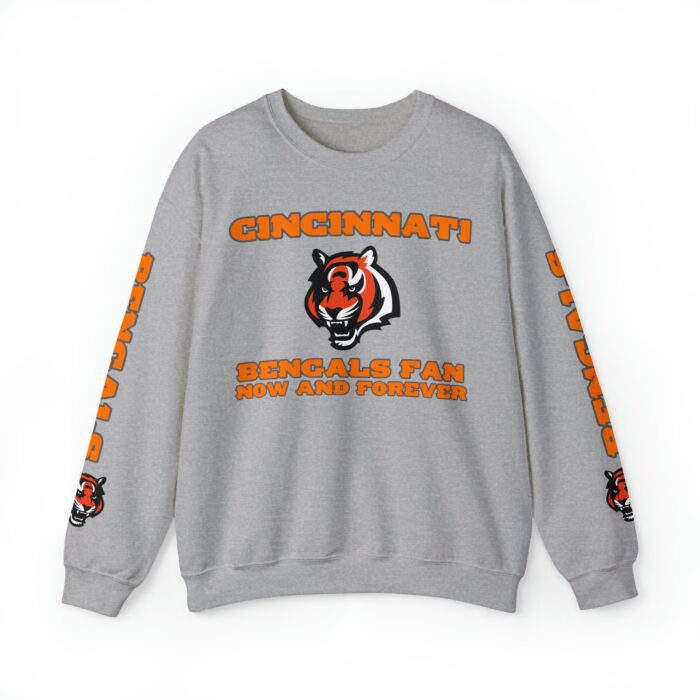 Cincinnati Bengals Crewneck Sweatshirt - Fan Now and Forever JSH1044