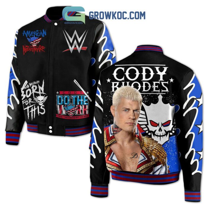 Cody Rhodes Do The Work Baseball Jacket GBJ1266