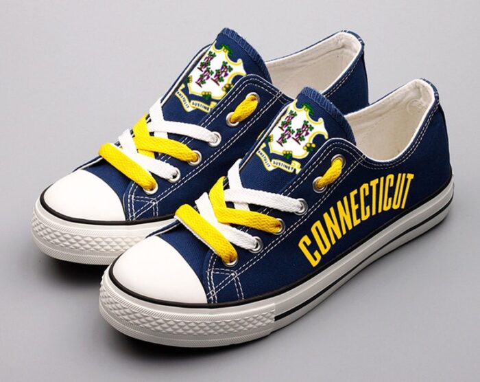 Connecticut Low Top Canvas Shoes Connecticut State ELT1168