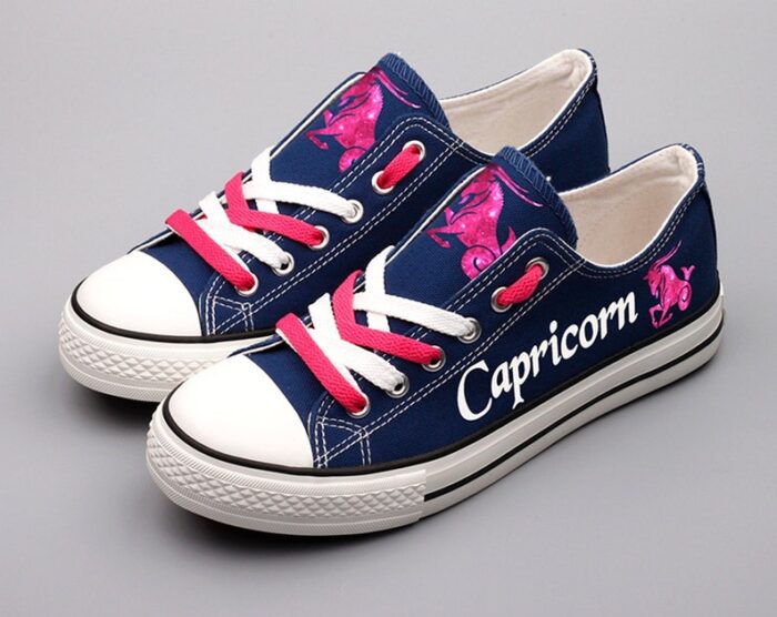 Constellation Low Top Canvas Shoes Pisces Leo Cancer ELT1069