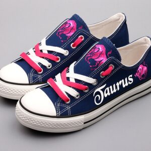 Constellation Low Top Canvas Shoes Taurus Leo Virgo ELT1026