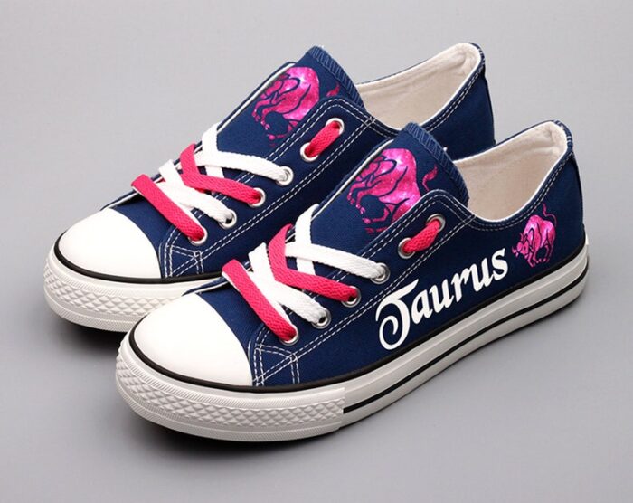 Constellation Low Top Canvas Shoes Taurus Leo Virgo ELT1026