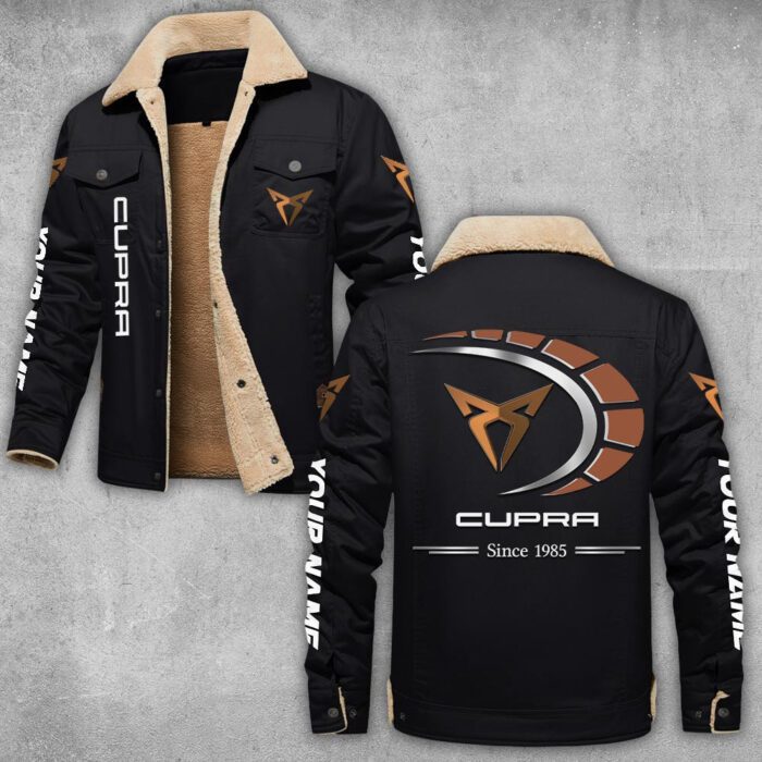 Cupra Lapel Collar Fleece Cargo Jacket Winter Jacket LCJ1018