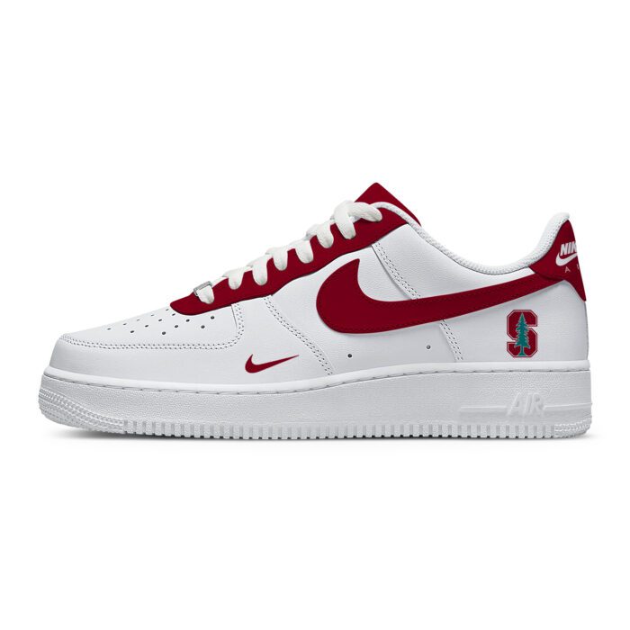 Custom Nike Air Force 1 Low x NCAA Stanford Cardinal AF1 Limited Sneakers For Fan TCB1045