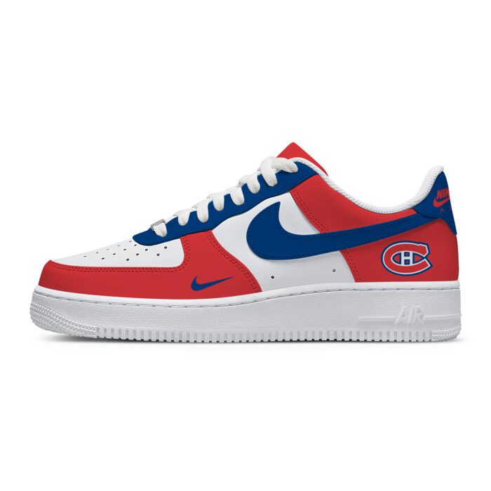 Custom Nike Air Force 1 Low x NHL Montreal Canadiens AF1 Limited Sneakers For Fan TCB1125