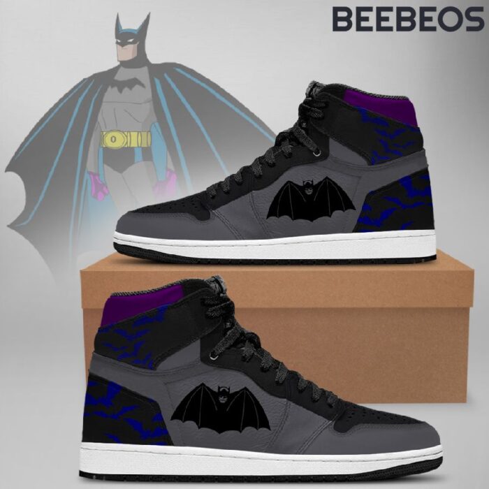 DC Batman Air Jordan 1 High Top Shoes JD1 Sneakers BJD5054