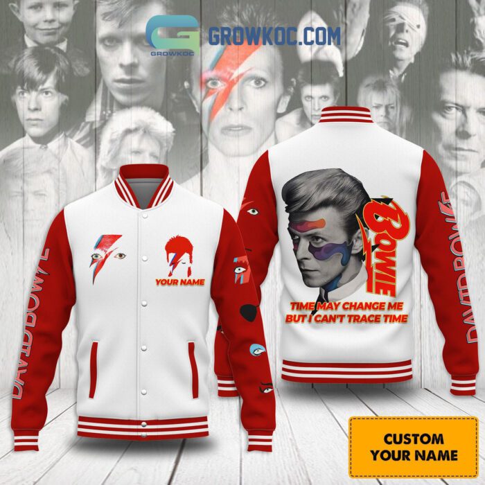 David Bowie Can't Trace Time Personalized Baseball Jacket GBJ1495