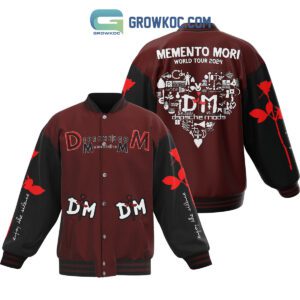 Depeche Mode Memento Mori World Tour 2024 Baseball Jacket GBJ1454