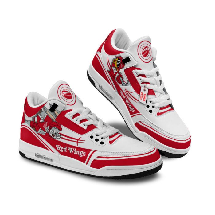 Detroit Red Wings Jordan 3 Sneakers Custom Shoes WJD3047