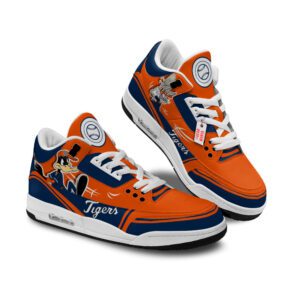 Detroit Tigers Jordan 3 Sneakers Custom Shoes WJD3037