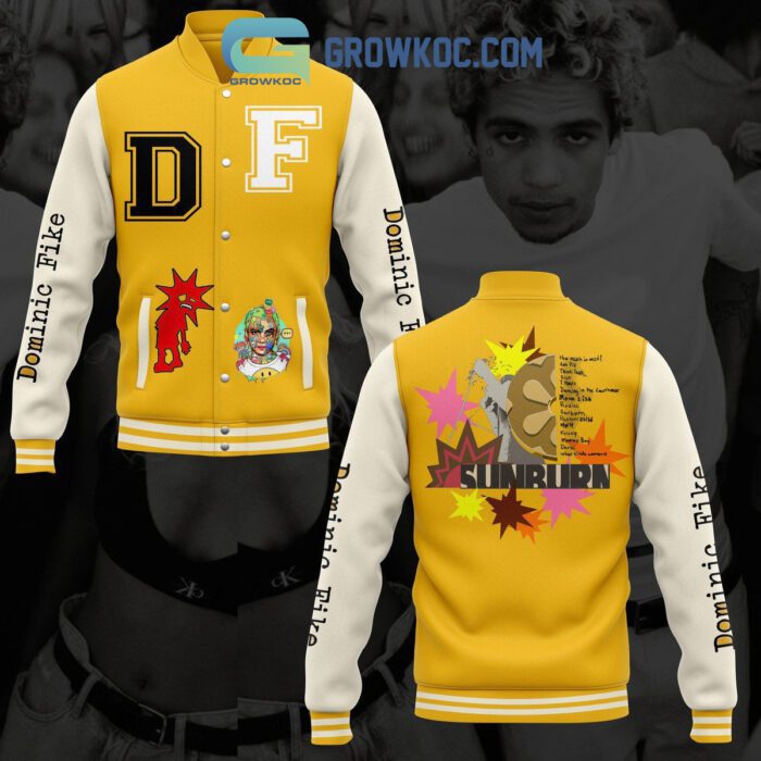 Dominic Fike Sunburn Baseball Jacket GBJ1580