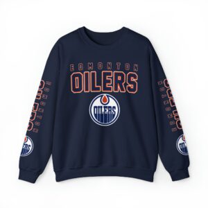 Edmonton Oilers Crewneck Sweatshirt JSH1154