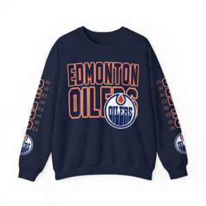 Edmonton Oilers Crewneck Sweatshirt JSH1215