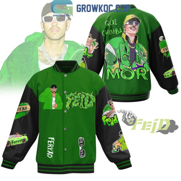 Feid Feliz Cumpleanos Ferxxo Que Chimba Mor Baseball Jacket GBJ1096