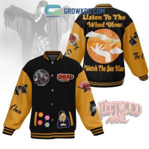 Fleetwood Mac Watch The Sunrise Baseball Jacket GBJ1372