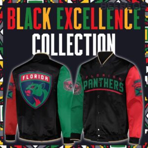 Florida Panthers Black Excellence Baseball Jacket GBJ1592