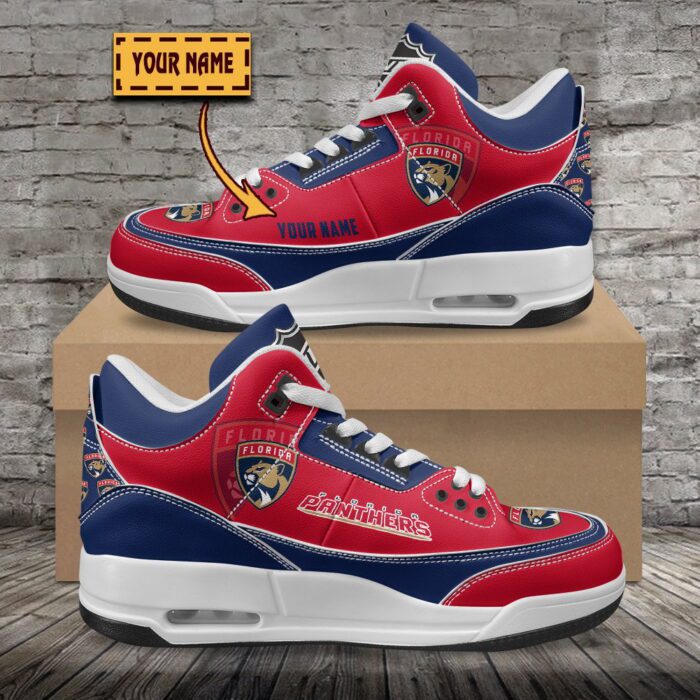 Florida Panthers NHL Personalized Jordan 3 Sneakers JD3 Shoes For Fans WJD3011