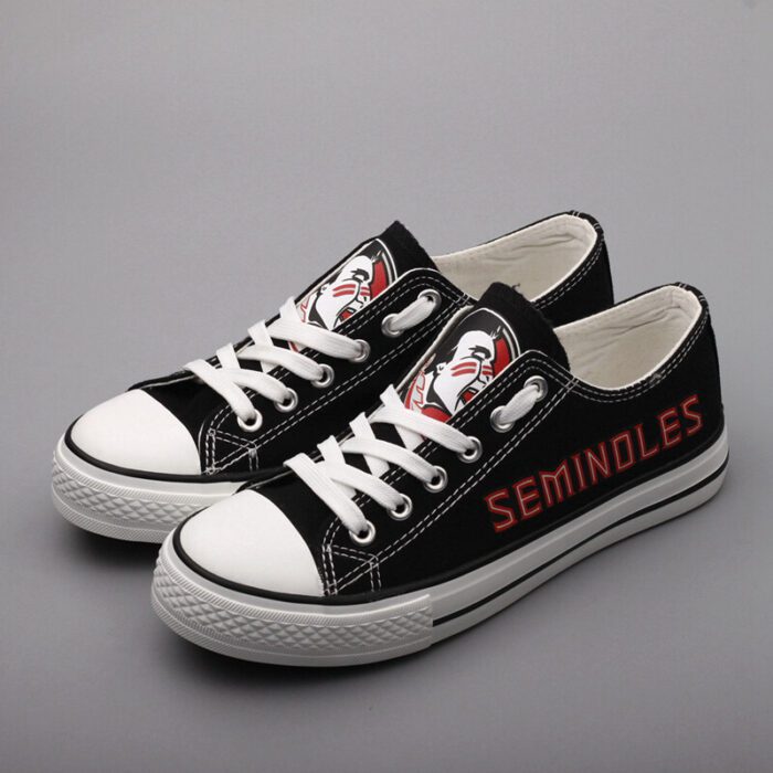 Florida State Seminoles NCAA College Students Low Top Canvas Shoes Sport Sneakers RBL1023