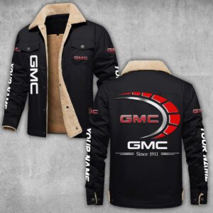 GMC Lapel Collar Fleece Cargo Jacket Winter Jacket LCJ1013