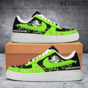 Ghostbusters Black Green Air Force 1 Sneakers AF1 Limited Shoes BAF1103